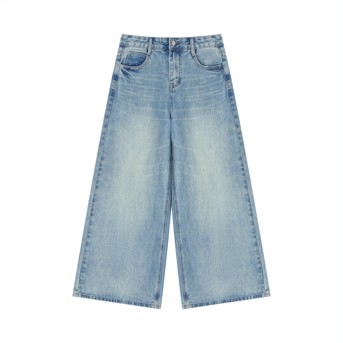 THE GOVERNOR VINTAGE WIDE-LEG DENIM TROUSER