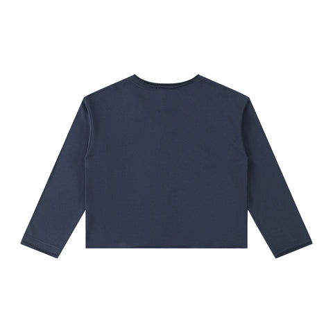 THE CHANCELLOR V-NECK CROP T-SHIRT