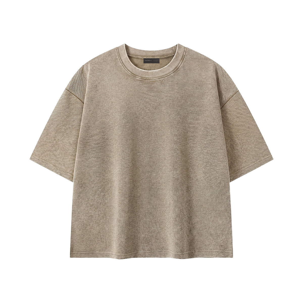 THE DEXTEROUS WAFFLE CROP T-SHIRT