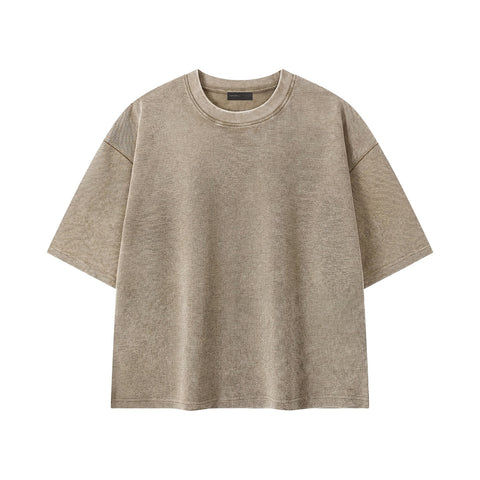 THE DEXTEROUS WAFFLE CROP T-SHIRT