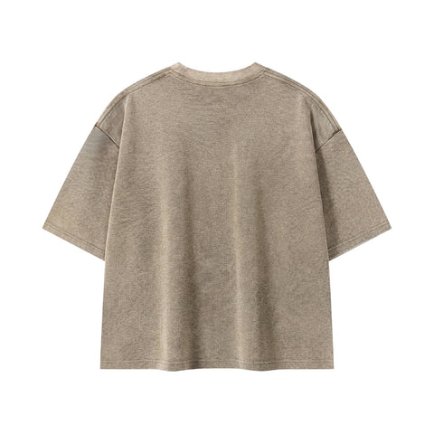 THE DEXTEROUS WAFFLE CROP T-SHIRT