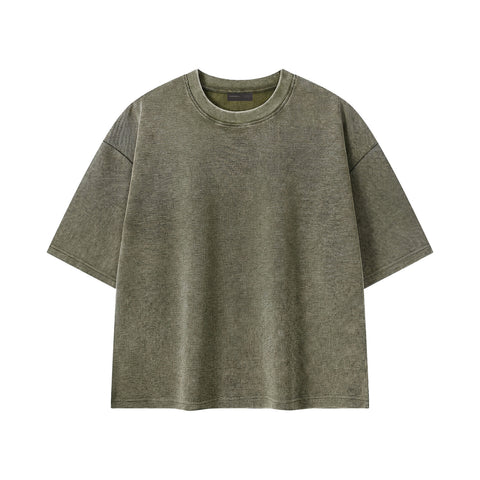 THE DEXTEROUS WAFFLE CROP T-SHIRT