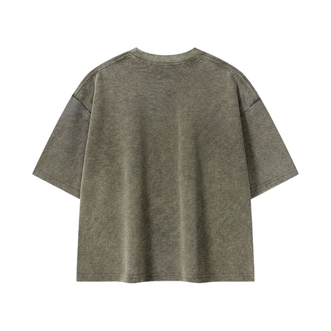 THE DEXTEROUS WAFFLE CROP T-SHIRT