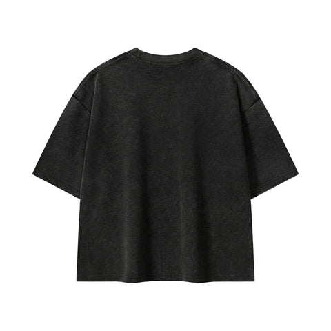 THE DEXTEROUS WAFFLE CROP T-SHIRT
