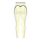 THE SOVEREIGN SCULPTURE TROUSER - LUMINOUS IVORY / OBSIDIAN - Back