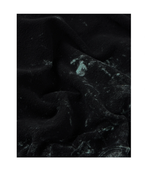 THE AUTARCH PATINA PULLOVER — Mineral Patina — dark patina surface detail